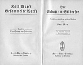 Tituln list knihy Der Schatz im Silbersee z roku 1935.