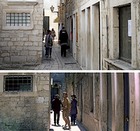 Gradska ulice ve filmu a v současnosti. | Foto: Michaela Kroupová
