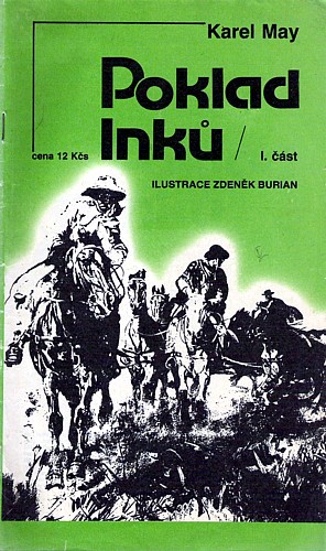 Obálka prvního dílu vydání z roku 1991 u nakladatelství Magnet-press. | Il. Zdeněk Burian.